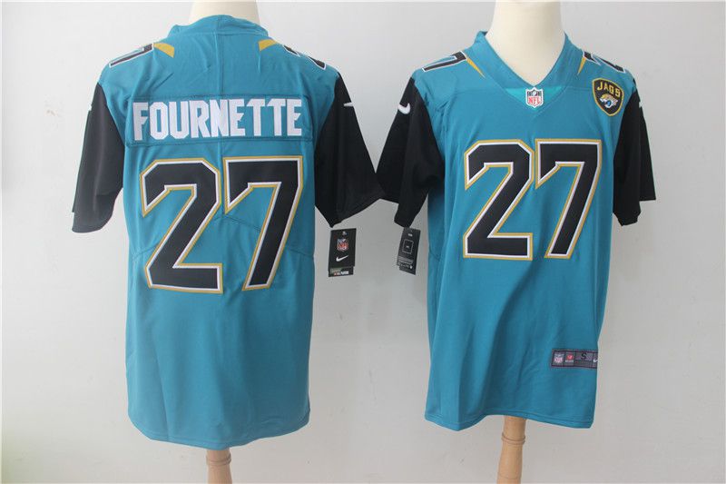 Men Jacksonville Jaguars #27 Fournette Green Nike Vapor Untouchable Limited NFL Jerseys->jacksonville jaguars->NFL Jersey